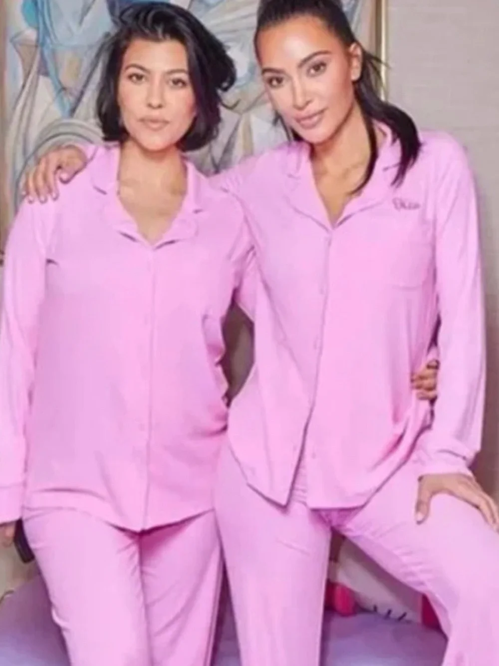 SKIMS Soft Lounge Pajamas Women’s Bubblegum Pink Long‑Sleeve Pajama Set Sz M